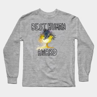 Crow Best Human Award Long Sleeve T-Shirt